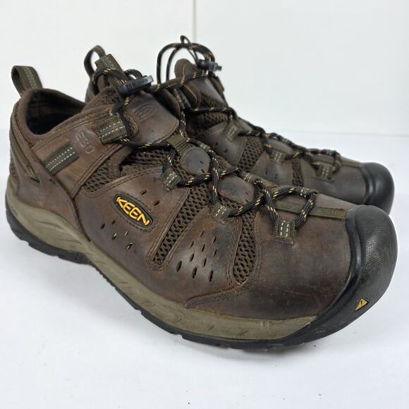 Keen Atlanta Cool II Mens 14D Brown Leather Hiking Trail  display picture 3